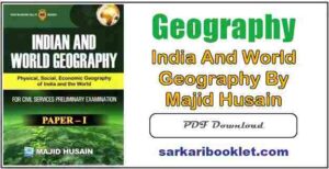 India and World Geography notes PDF