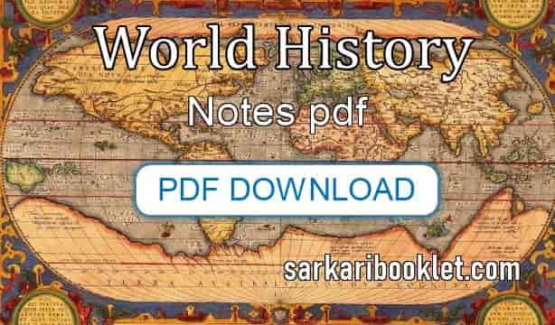 World History Notes PDF Download